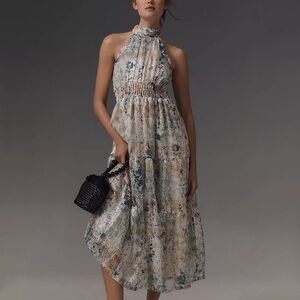 Anthropologie Chiffon Maxi Dress for Sale up to 90% Off: Poshmark